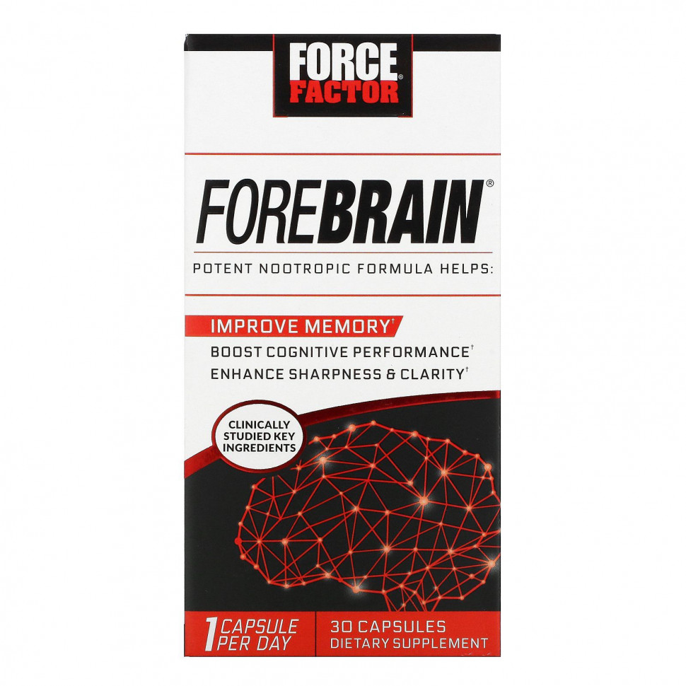���� Force Factor, Forebrain, 30 ������  IHerb (������)