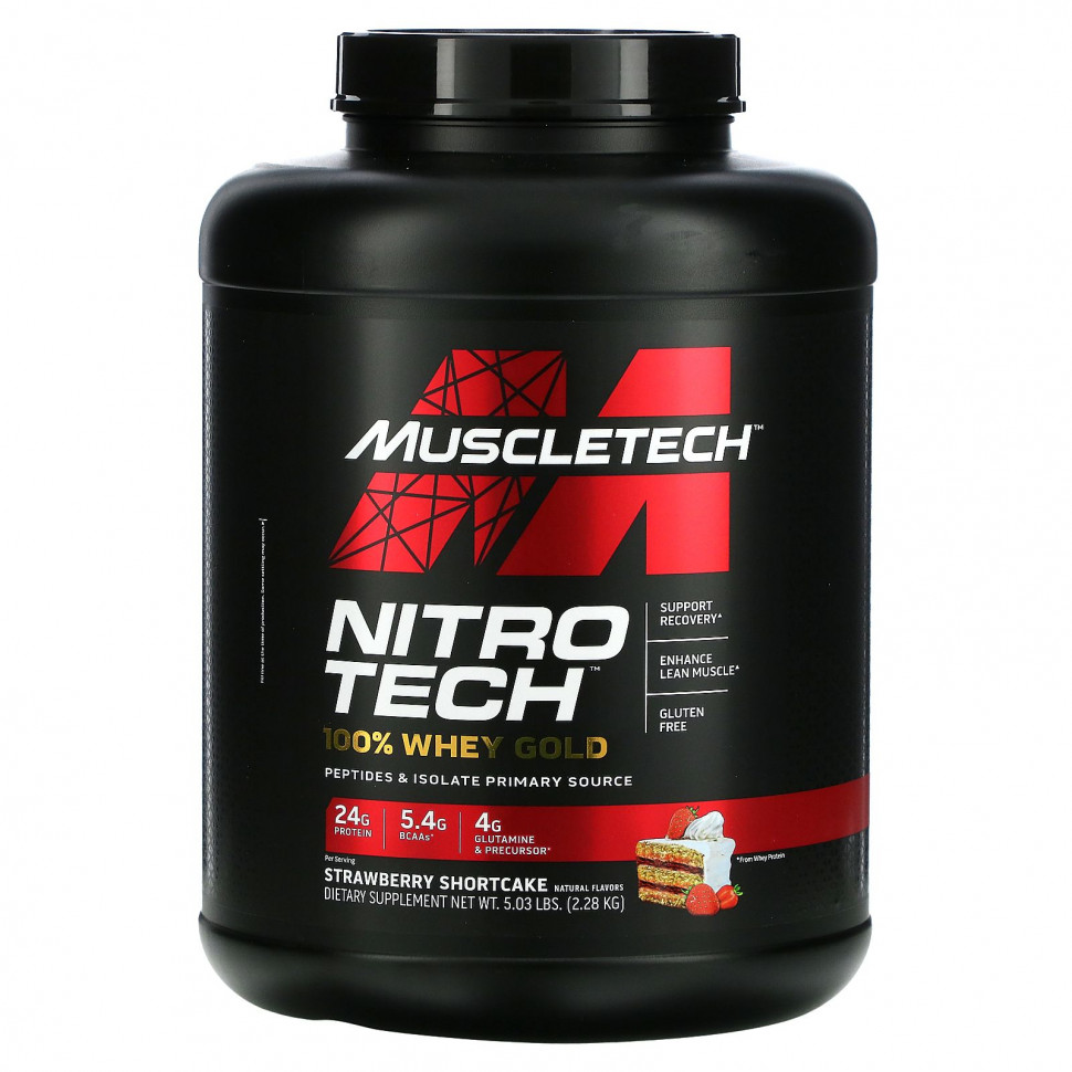   Muscletech, Nitro Tech, 100% Whey Gold,     , 2,28  (5,03 )   -     , -  