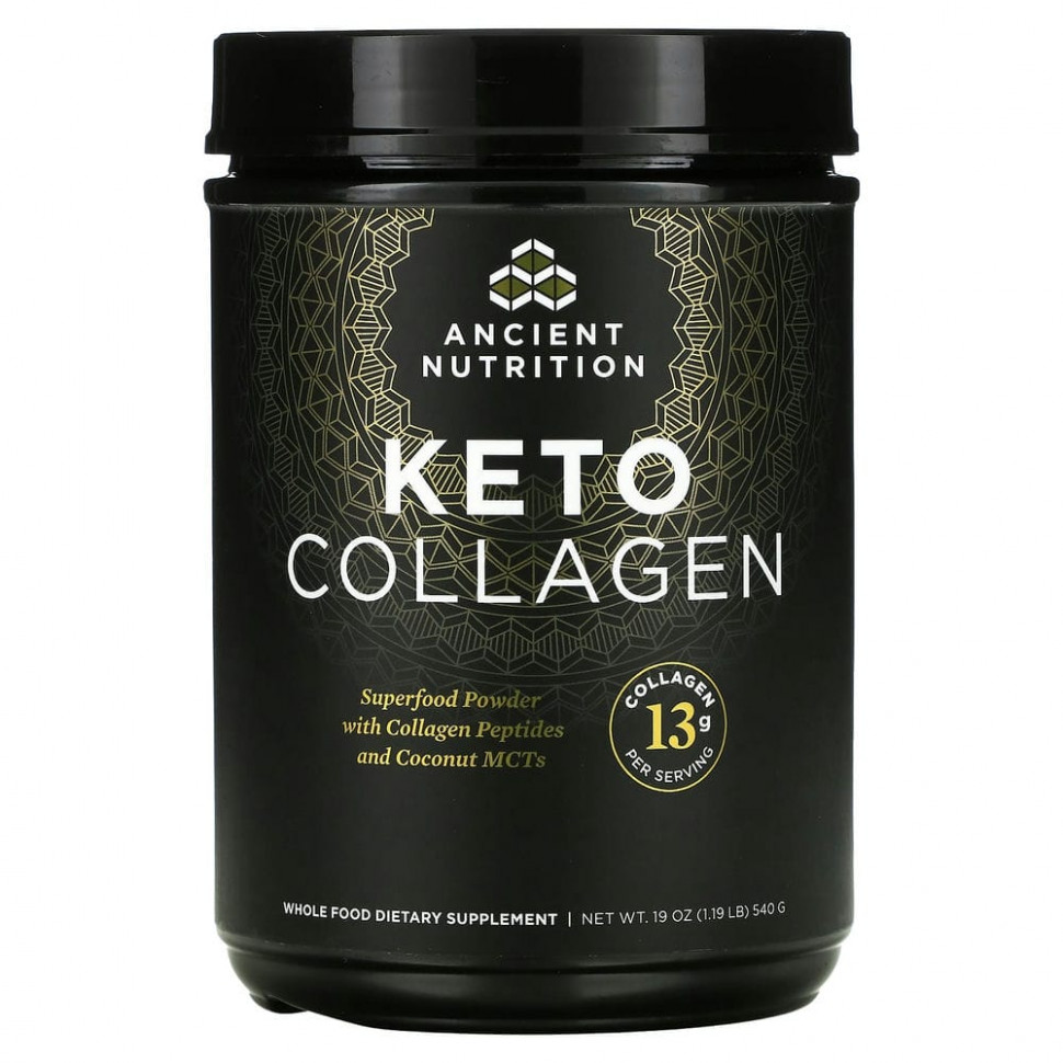   Dr. Axe / Ancient Nutrition, Keto Collagen, 540  (1,19 )   -     , -  