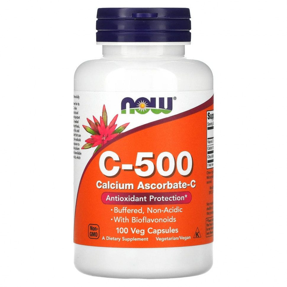   NOW Foods, C-500,  -C, 100    -     , -  