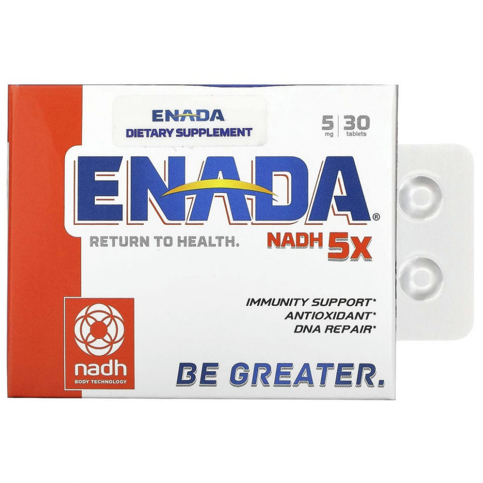  ENADA, NADH 5x, 5 , 30   IHerb ()