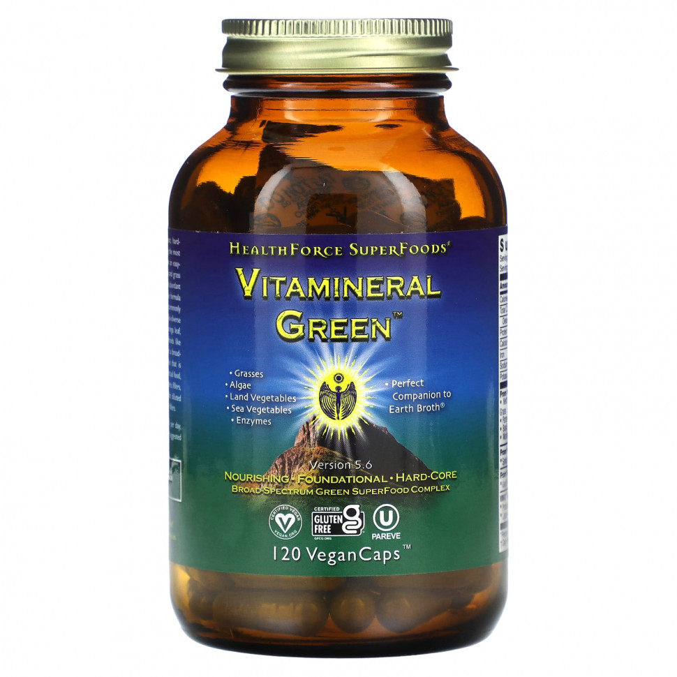   HealthForce Superfoods, Vitamineral Green`` 120     -     , -  