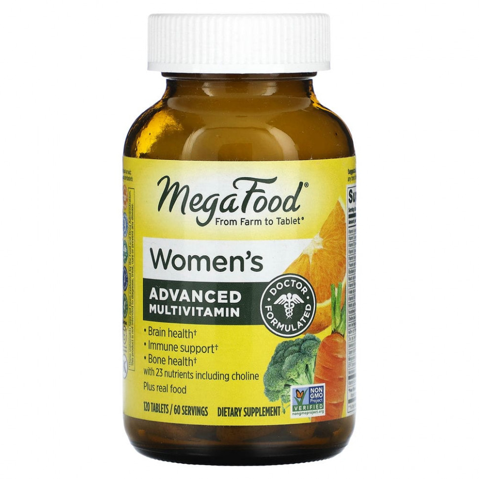   MegaFood, Multi for Women,      , 120    -     , -  