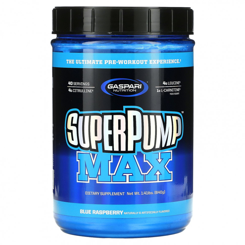   Gaspari Nutrition, SuperPump Max,   , 640  (1,41 )   -     , -  