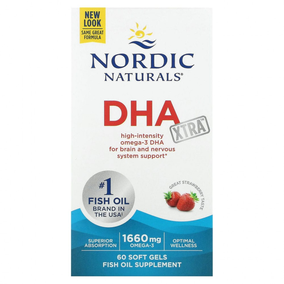  Nordic Naturals, DHA Xtra,  , 830 , 60     -     , -,   