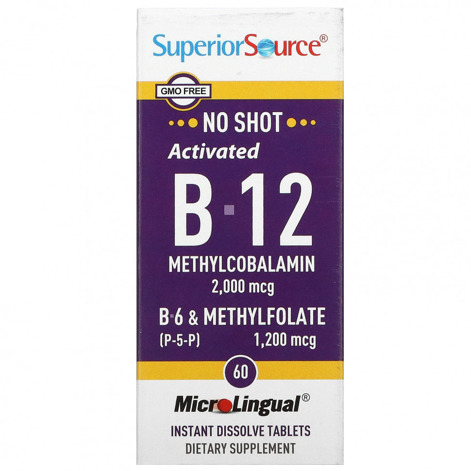   Superior Source,   B12 (),  B6 (P-5-P)  , 2000 /1200 , 60    -     , -  