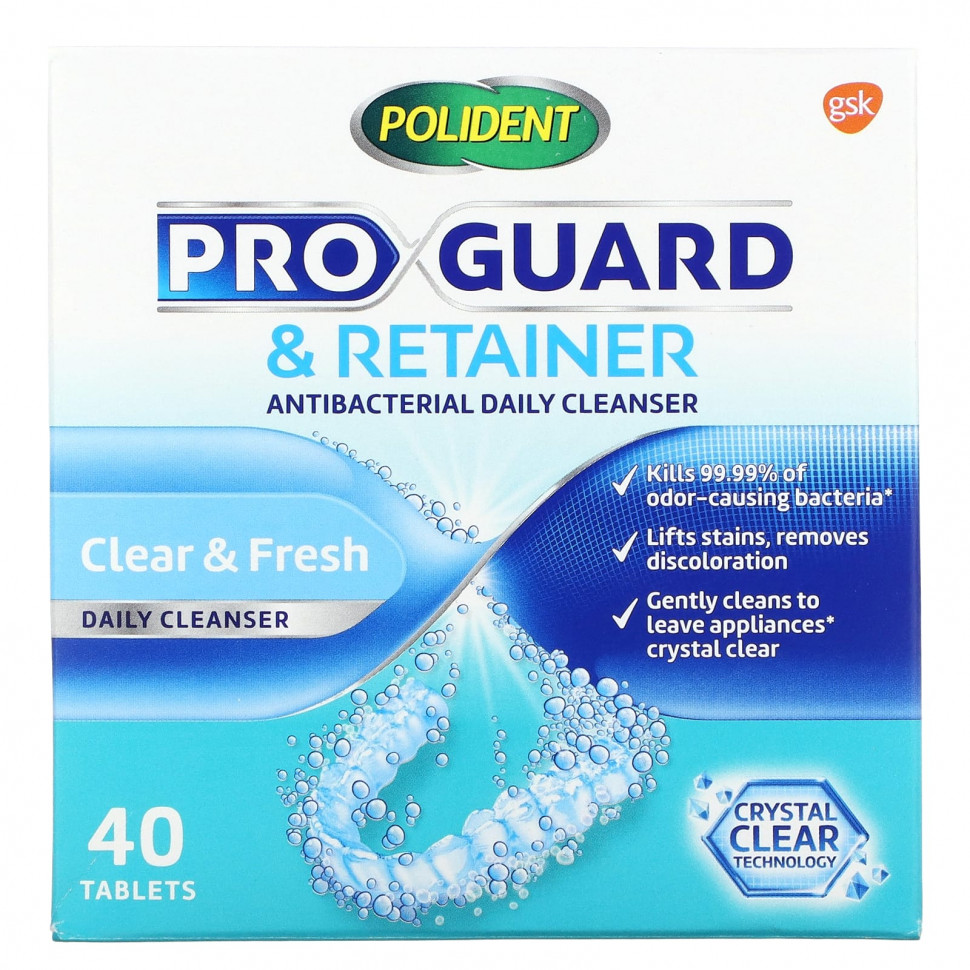   Polident, Pro Guard & Retainer,      , 40    -     , -  