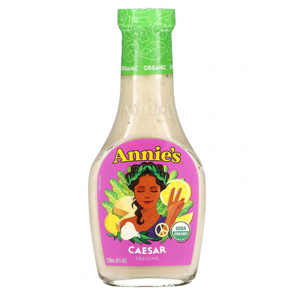   Annie's Homegrown, Organic Caesar Dressing, 8 fl oz (236 ml)   -     , -  