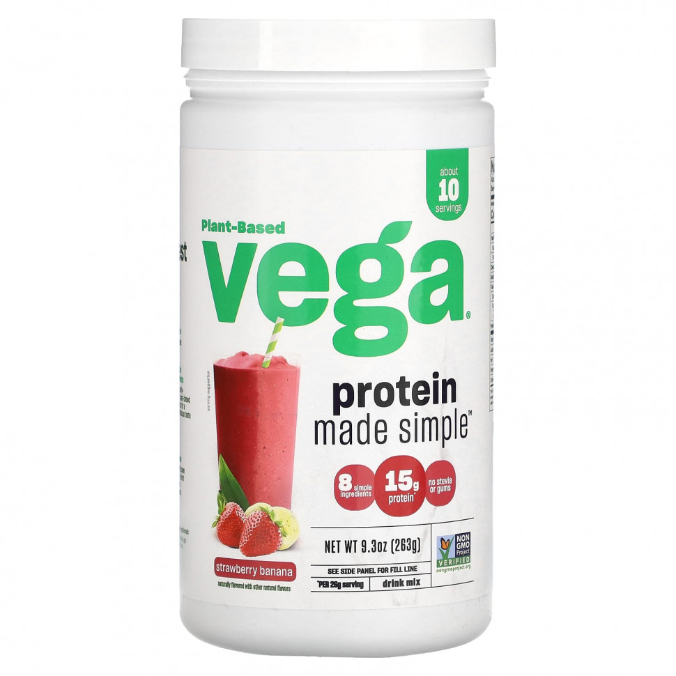   Vega, Plant-Based Protein Made Simple,   , 263  (9,3 )   -     , -  