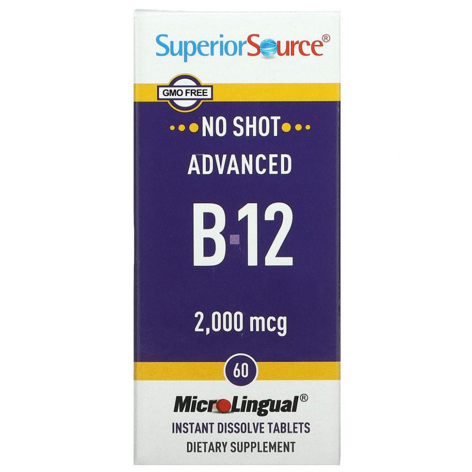   Superior Source,   B12, 2000 , 60   MicroLingual   -     , -  