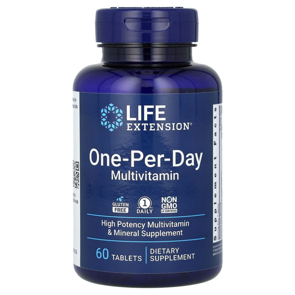   Life Extension, One-Per-Day, 60    -     , -,   