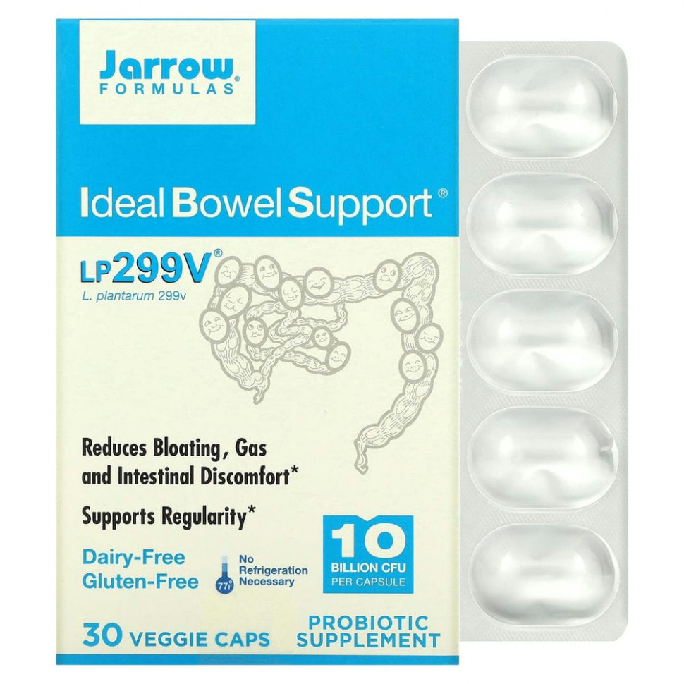   Jarrow Formulas, Ideal Bowel Support, 299v, 10  , 30     -     , -  