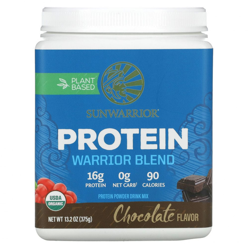   Sunwarrior, Warrior Blend Protein,  , 375  (13,2 )   -     , -  