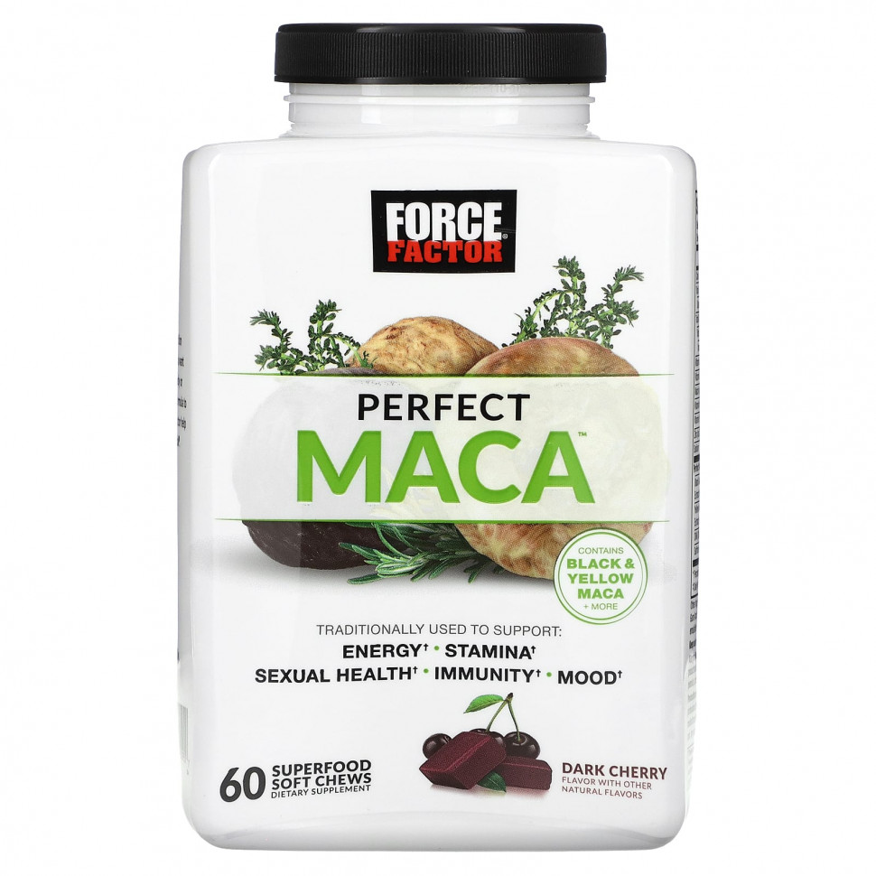   Force Factor, Perfect Maca,  , 60   Superfood   -     , -  