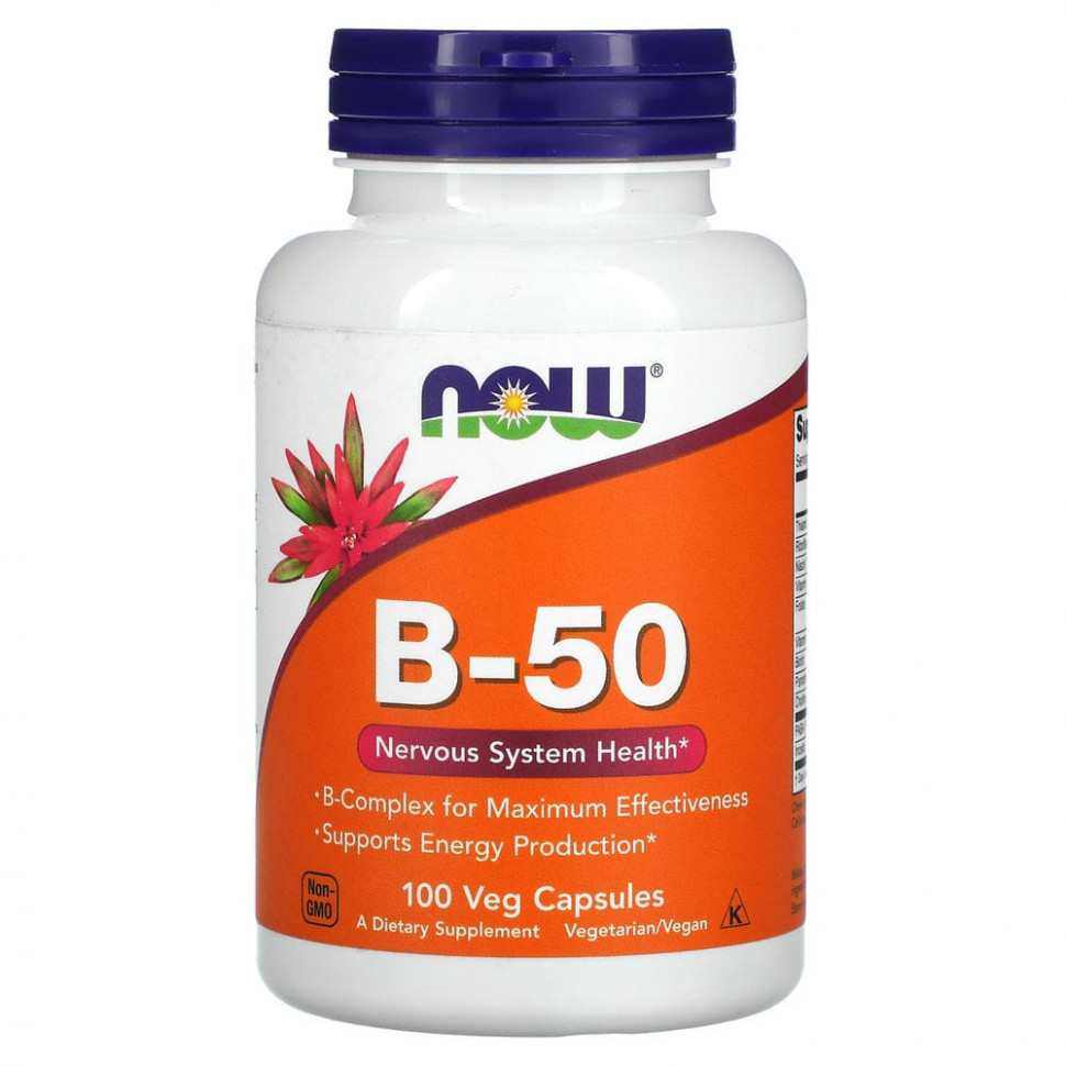   NOW Foods, B-50, 100     -     , -  