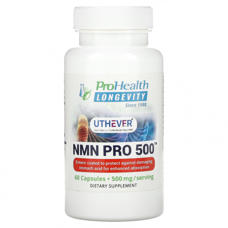   ProHealth Longevity, NMN Pro 500, 250 , 60    -     , -  