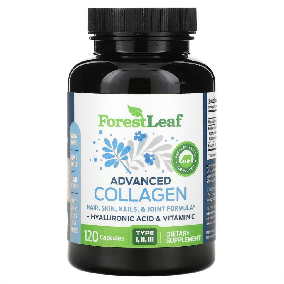   Forest Leaf, Advanced Collagen, 120    -     , -  