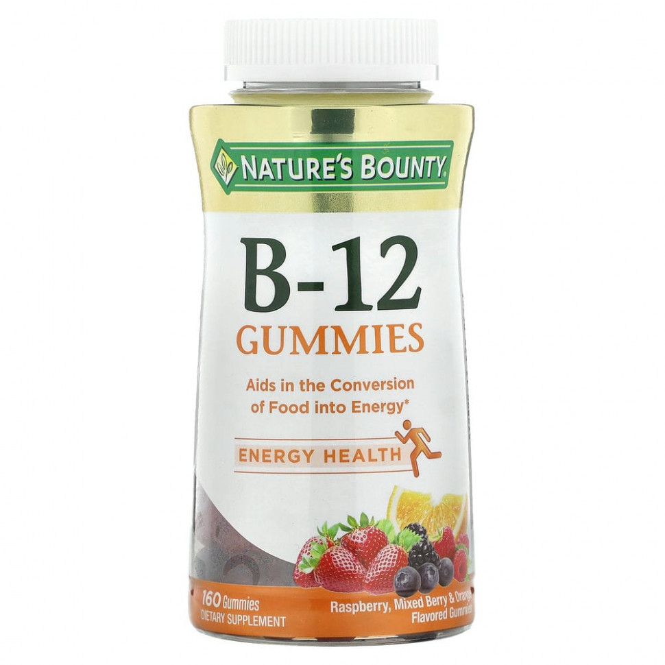   Nature's Bounty,   B-12, ,    , 160     -     , -  