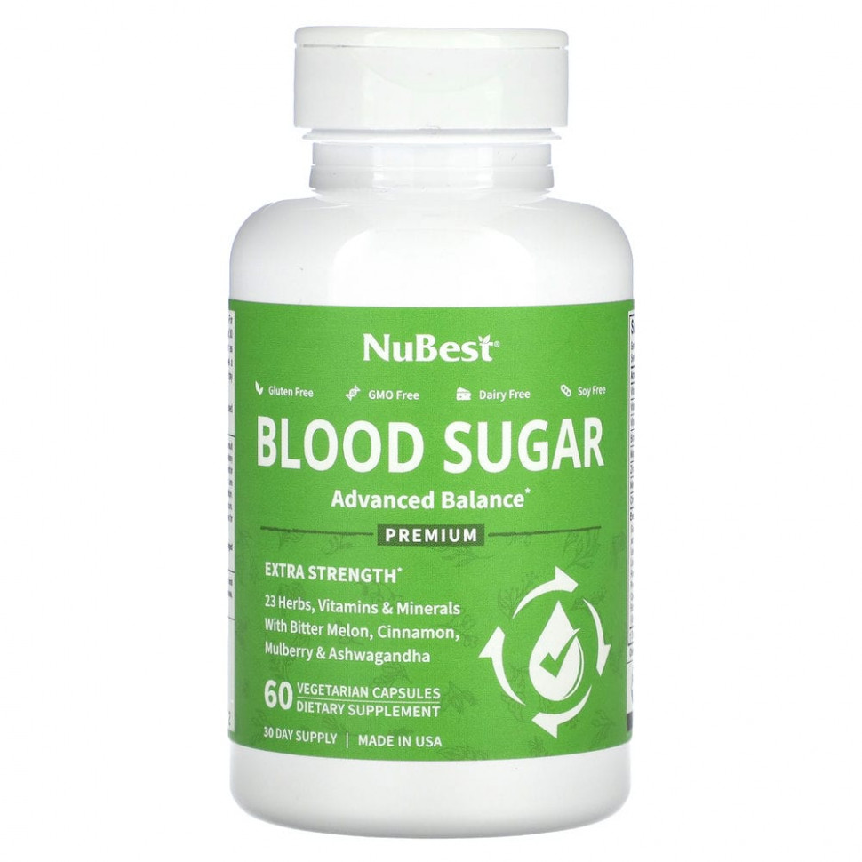   NuBest, Blood Sugar, Extra Strength, 60     -     , -  