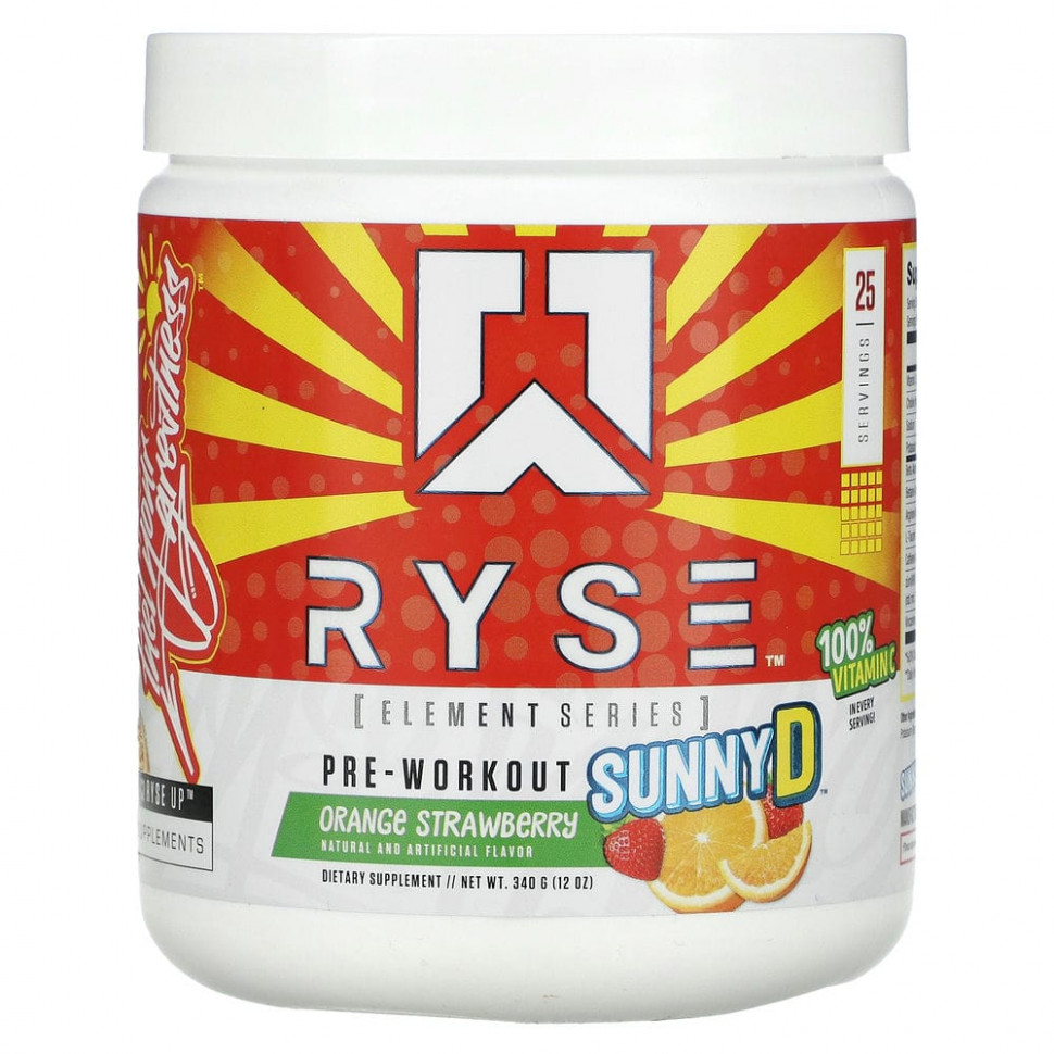   Ryse Supps, Element Series,  , Sunny D,   , 340  (12 )   -     , -  