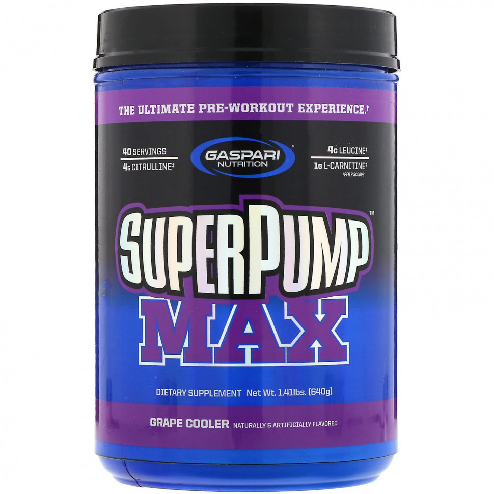   Gaspari Nutrition, SuperPump Max,   , 640  (1,41 )   -     , -  