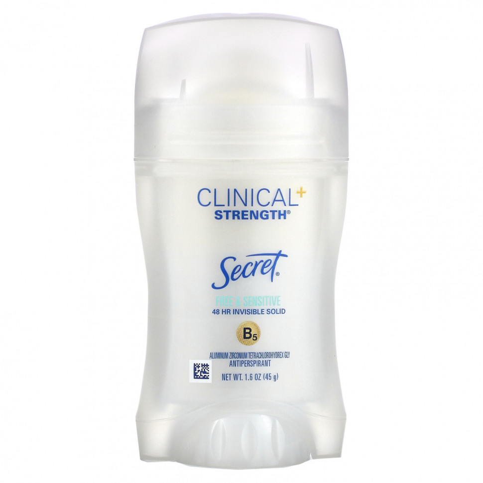   Secret, Clinical + Strength, ,   , 45  (1,6 )   -     , -  