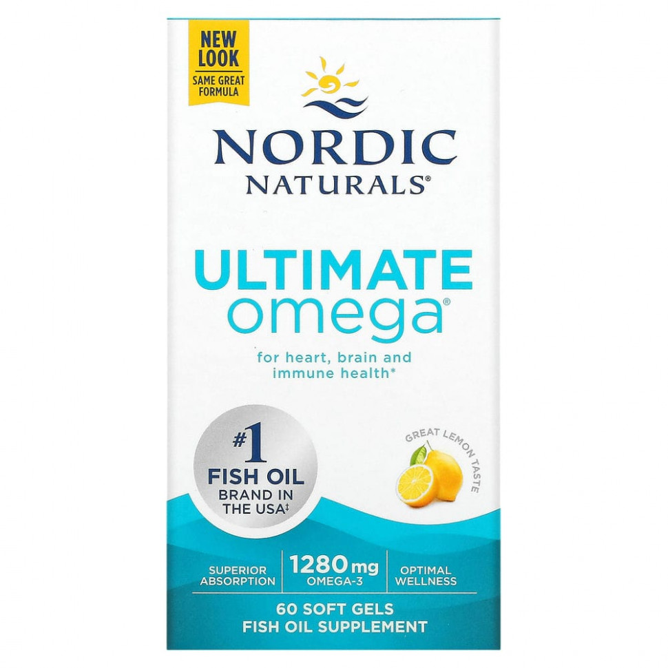   Nordic Naturals, Ultimate Omega,   , 640 , 60    -     , -  