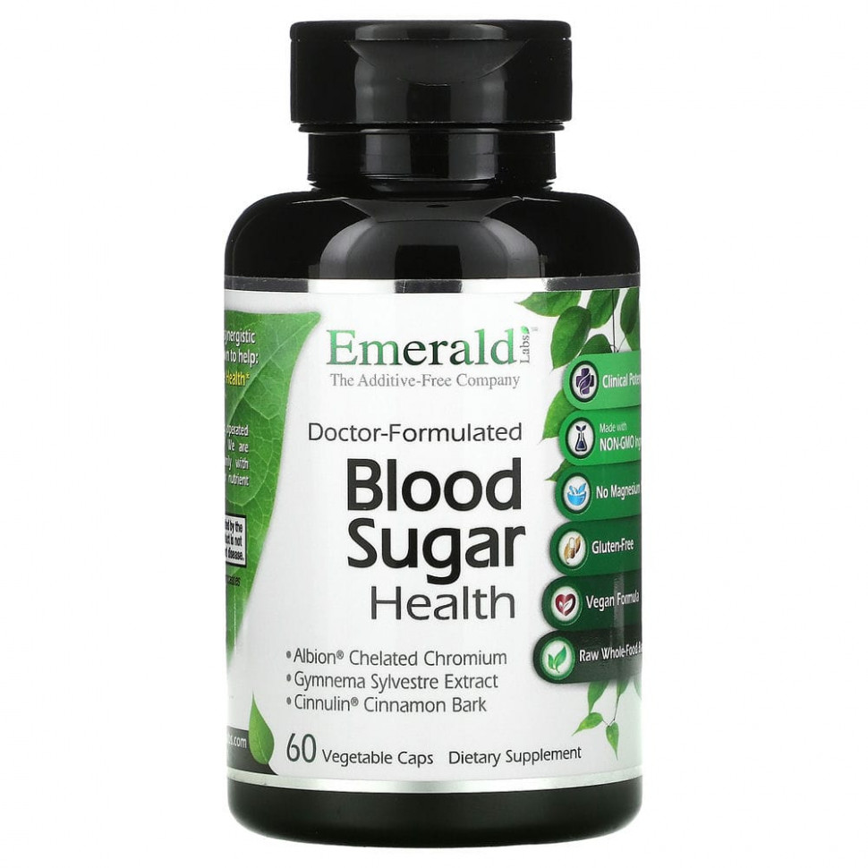   Emerald Laboratories, Blood Sugar Health, 60     -     , -  