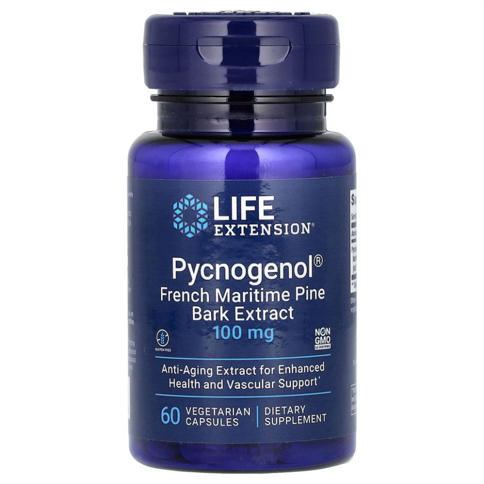   Life Extension, Pycnogenol,     , 100 , 60     -     , -  