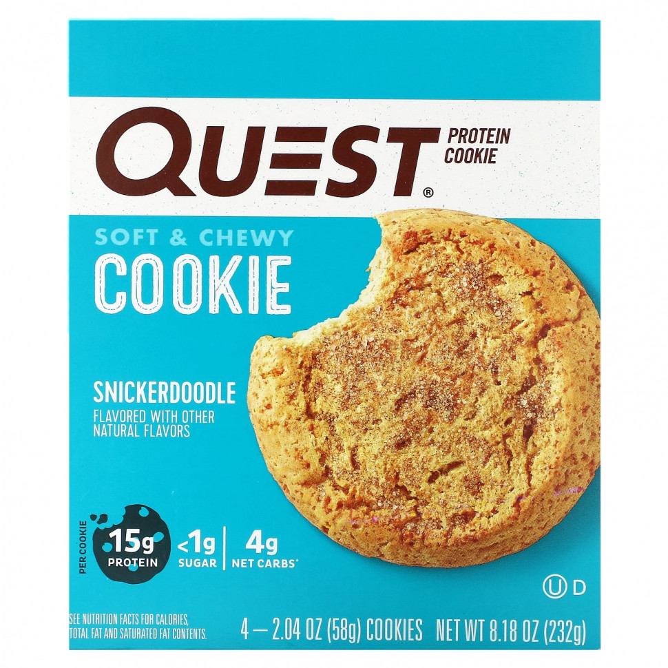   Quest Nutrition,  , Snickerdoodle, 4 , 58  (2,04 )   -     , -  