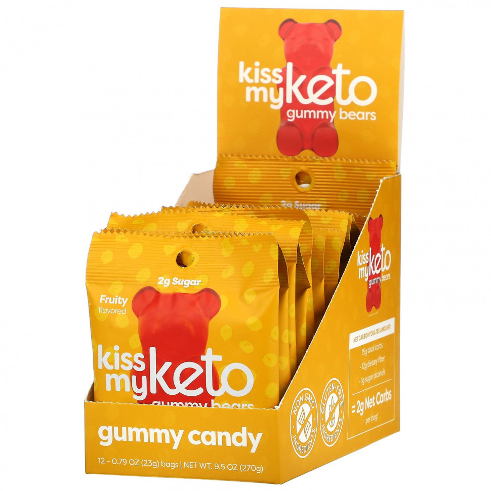   Kiss My Keto, Keto Gummy Bears,     ,   ,   , 12   23  (0,79 )   -     , -  