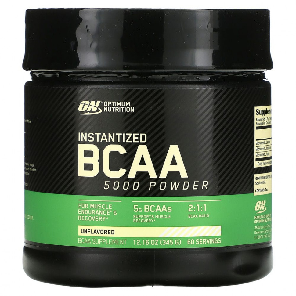   Optimum Nutrition, BCAA 5000,  ,  , 345  (12,16 )   -     , -  