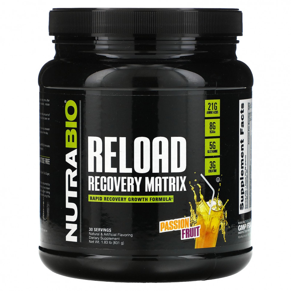   NutraBio Labs, Reload Recovery Matrix, , 1,83  (831 )   -     , -  