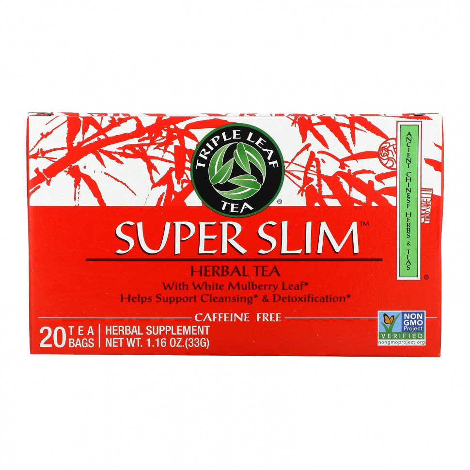   Triple Leaf Tea, Super Slim,  ,  , 20  , 33  (1,6 )   -     , -  