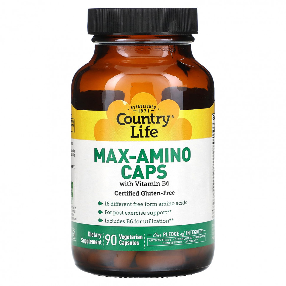   Country Life, Max-Amino Caps   B6, 180     -     , -  