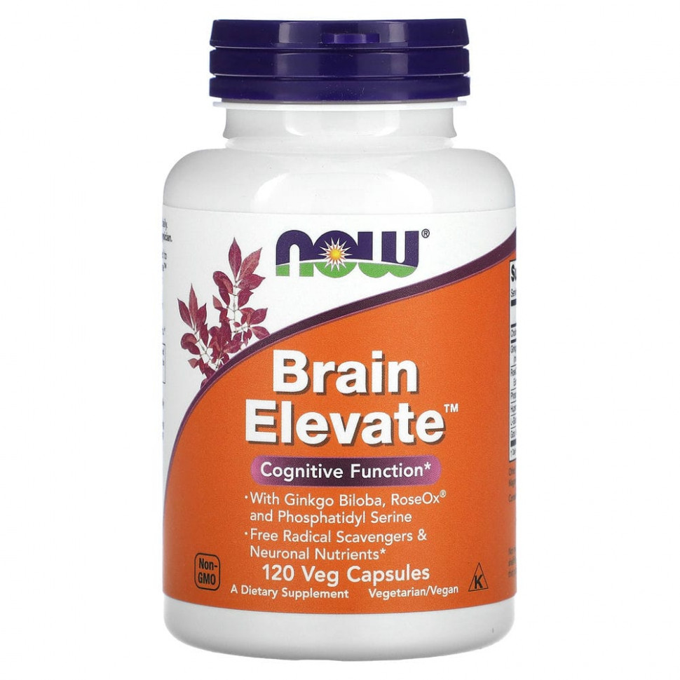   NOW Foods, Brain Elevate,   , 120     -     , -  