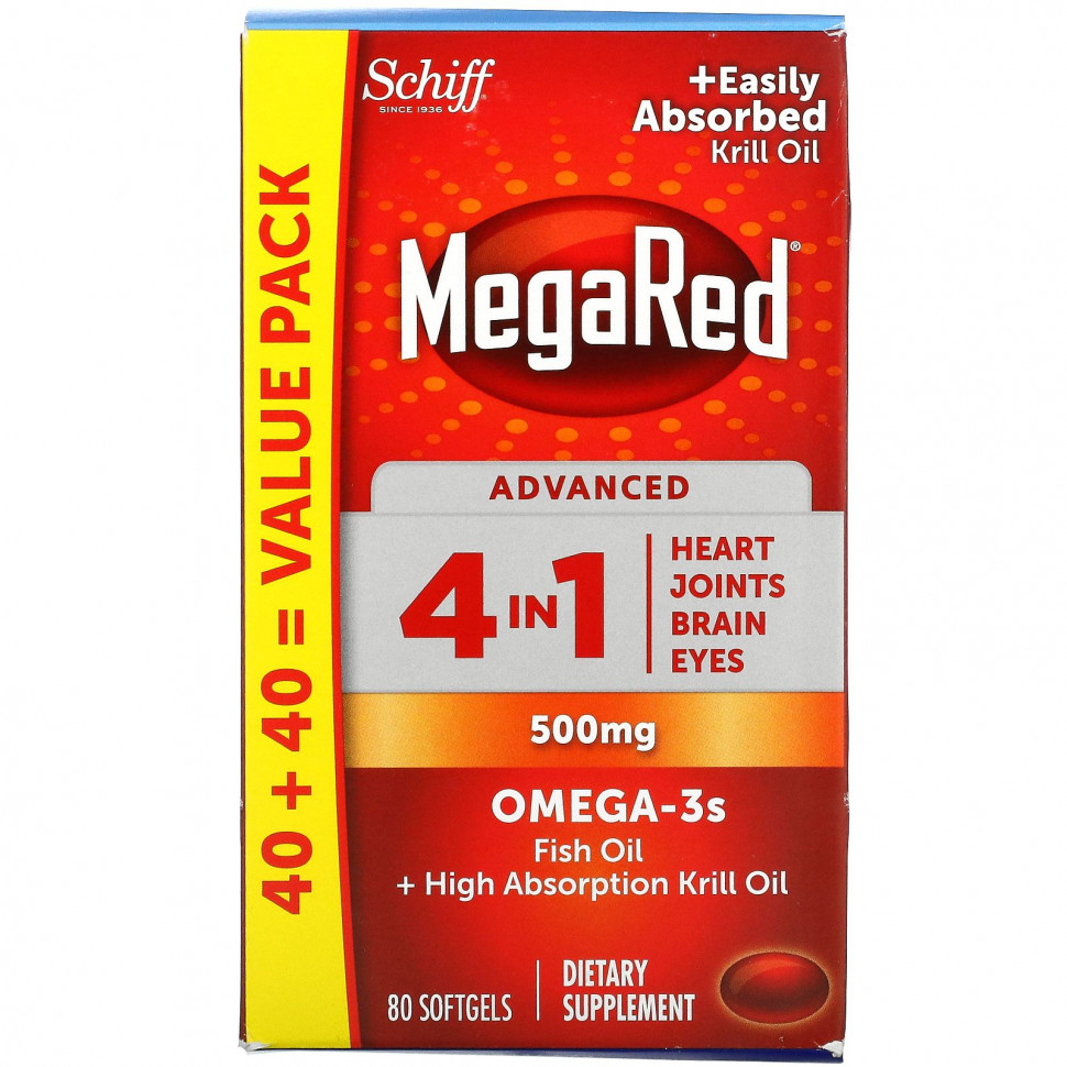   Schiff, MegaRed,   4  1, 500 , 80     -     , -  