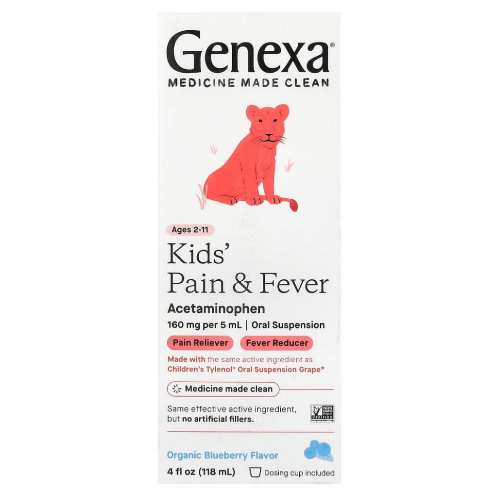   Genexa, Kid's Pain & Fever,    2 ,  , 118  (4 . )   -     , -,   