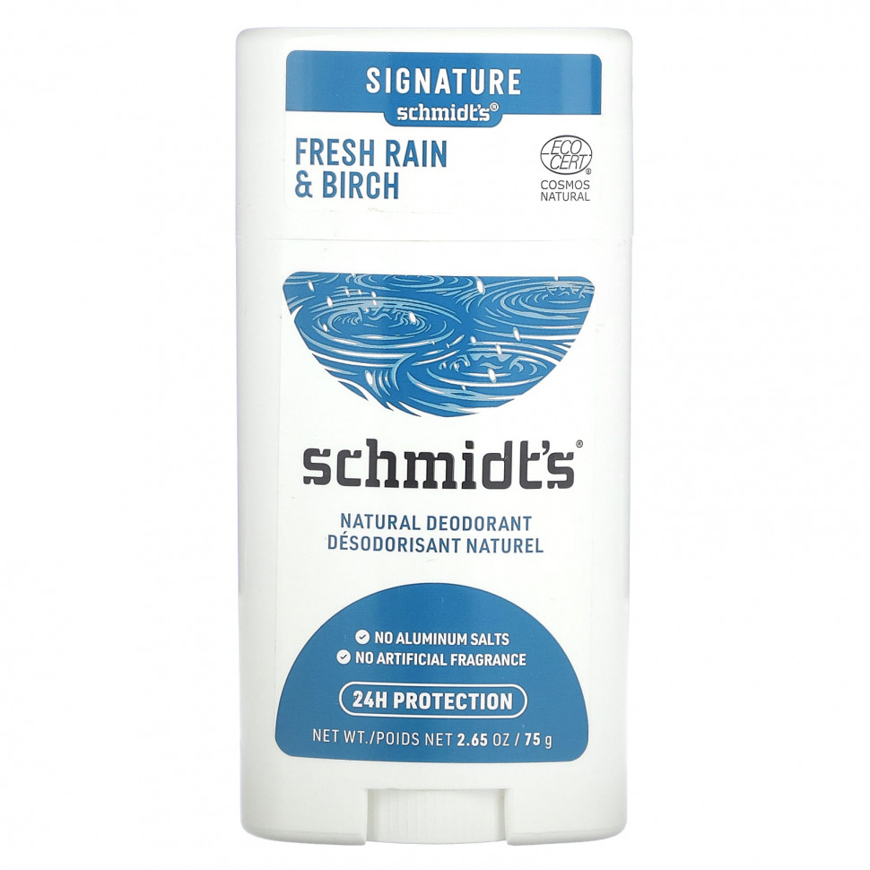   Schmidt's,  , Fresh Rain & Birch, 75  (2,65 )   -     , -  