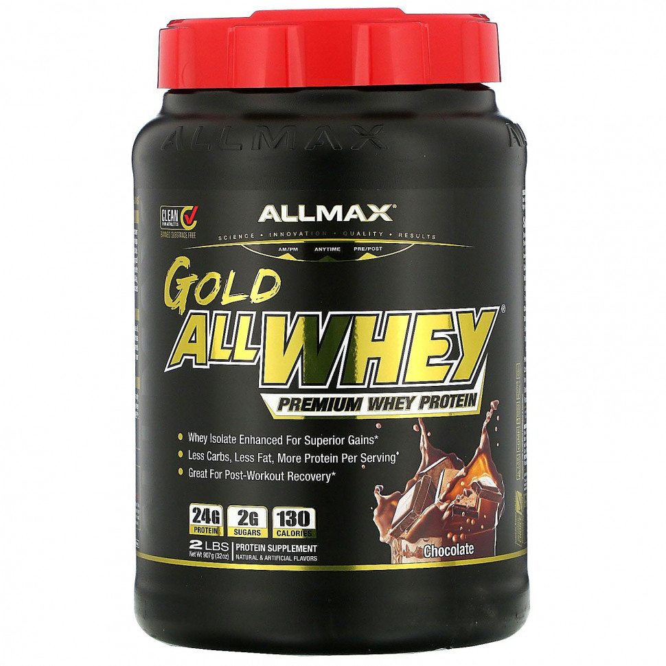   ALLMAX Nutrition, AllWhey Gold, 100 %   +    -,   , 907  (2 )   -     , -,   