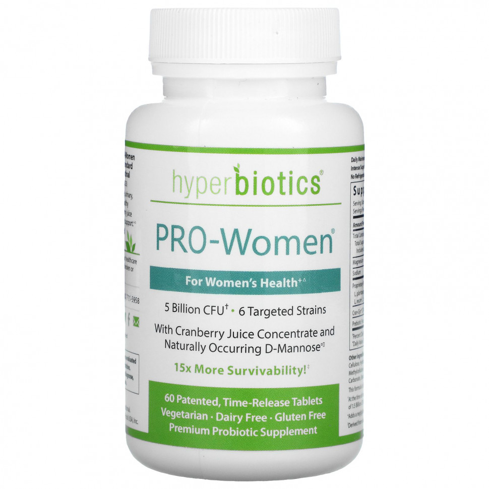   Hyperbiotics, PRO-Women, 5  , 60      -     , -  