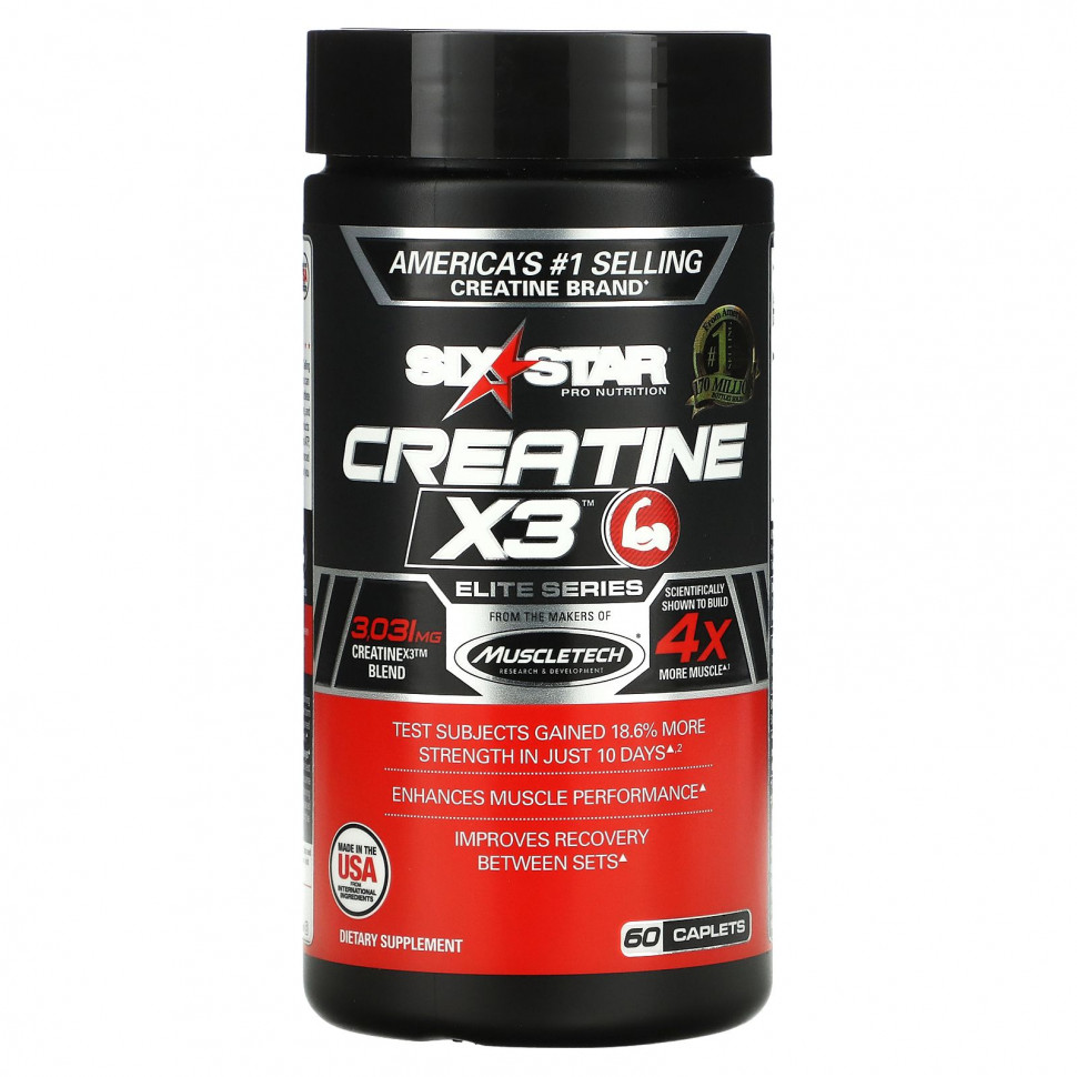   Six Star, Creatine X3, Elite (), 60     -     , -  