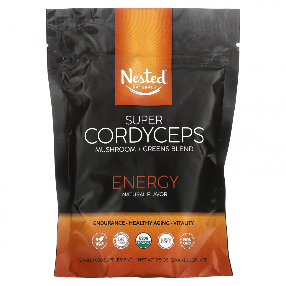   Nested Naturals, Super Cordyceps,    , , 270  (9,5 )   -     , -,   