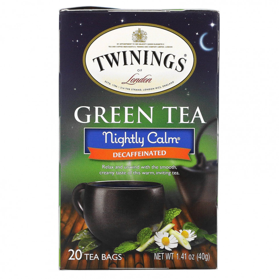   Twinings, Nightly Calm,    ,   , 20 , 40  (1,41 )   -     , -  