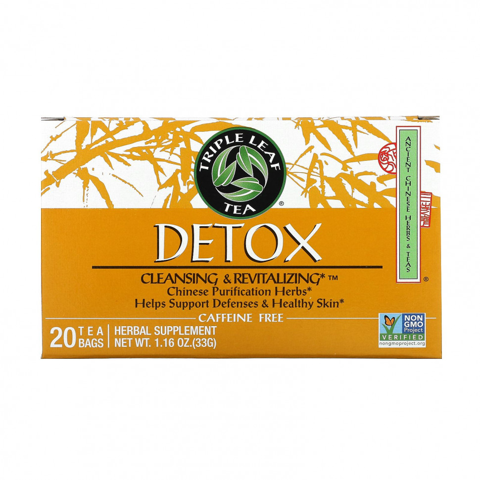   Triple Leaf Tea, Detox,  , 20  , 33  (1,16 )   -     , -  