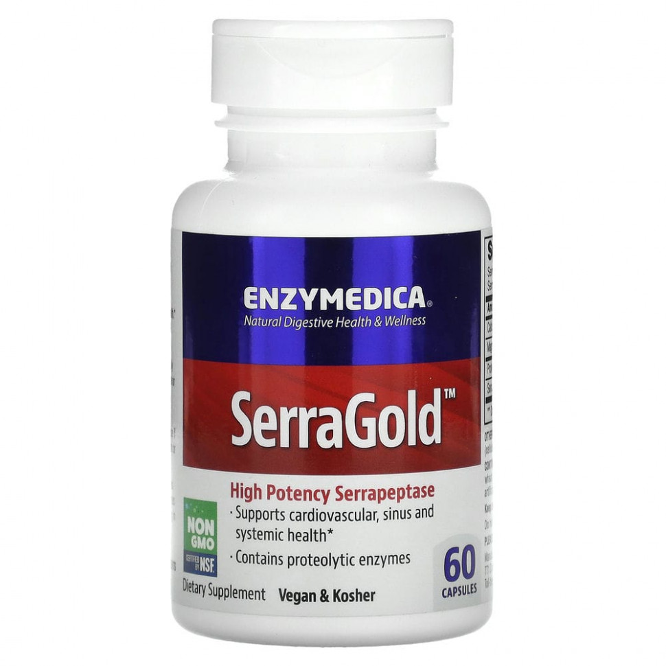   Enzymedica, SerraGold,  , 60    -     , -  