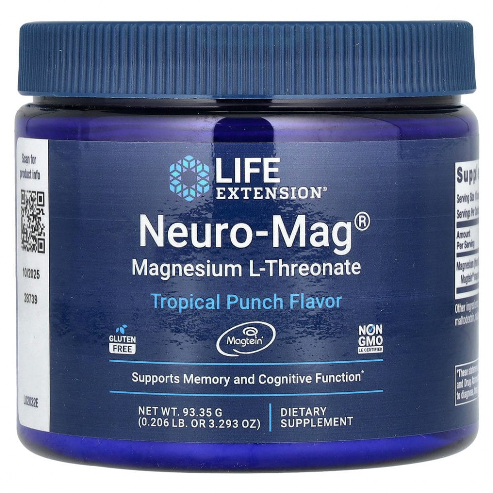   Life Extension, Neuro-Mag,  L-,   , 93,35  (3,293 )   -     , -  