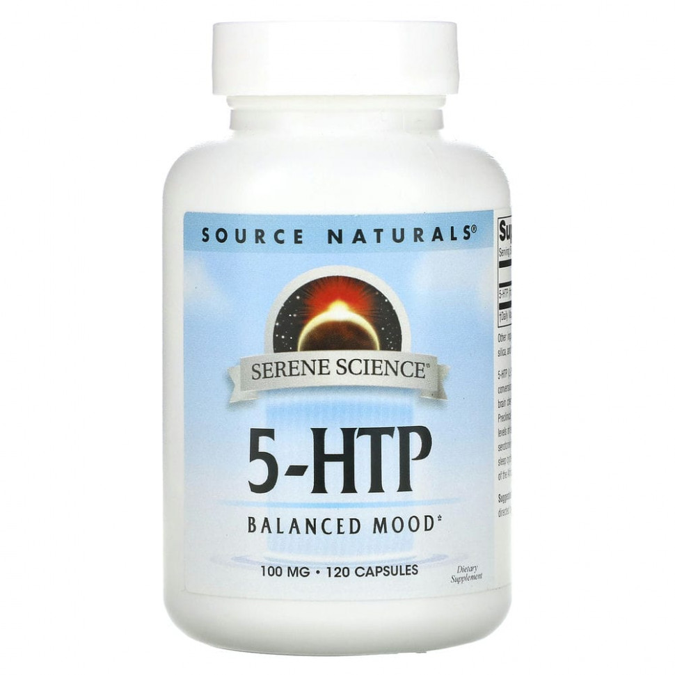   Source Naturals, 5-HTP, 100 , 120    -     , -,   