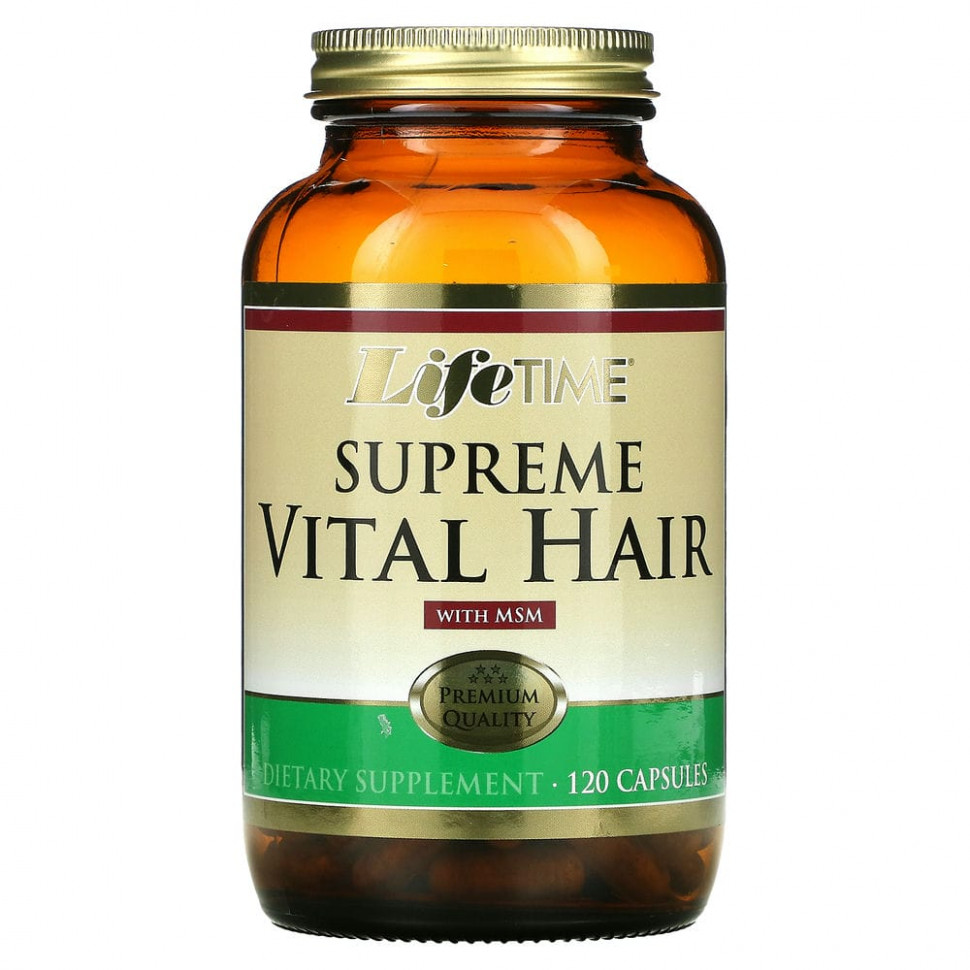   LifeTime Vitamins, Supreme Vital Hair  MSM, 120    -     , -,   
