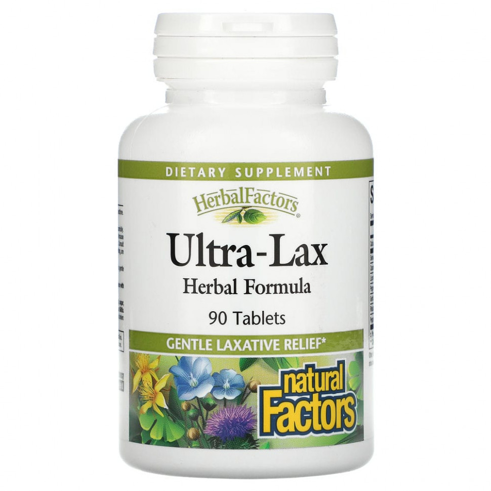   Natural Factors, Ultra-Lax,  , 90    -     , -,   